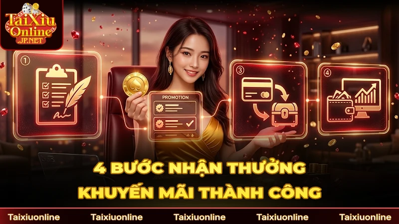 4 bước cơ bản giúp nhận thưởng khuyến mãi thành công