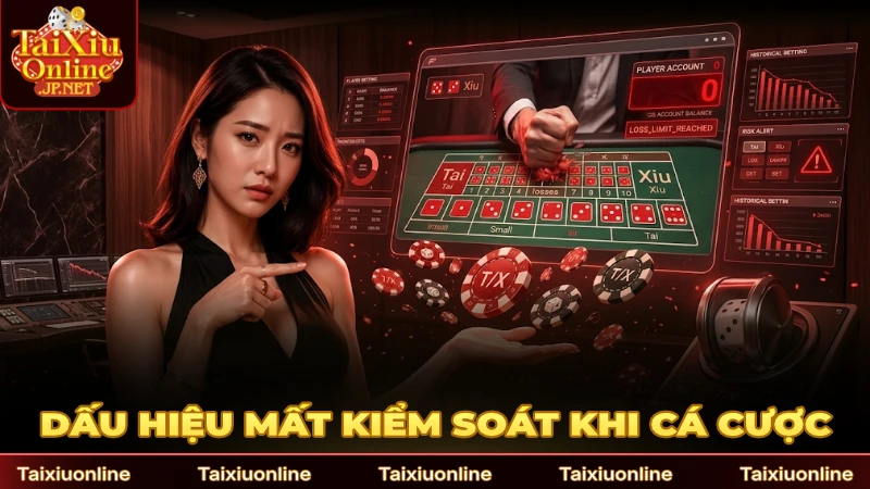 Có nhiều dấu hiệu cảnh báo bị mất kiểm soát khi cá cược