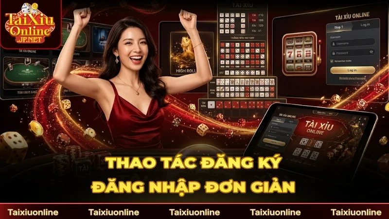 Thao tác đăng ký đăng nhập khá đơn giản, dễ thực hiện