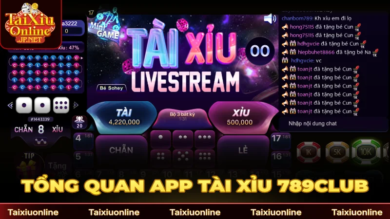 Tổng quan về app Tài Xỉu 789Club